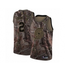 Men's Portland Trail Blazers #2 Gary Trent Jr. Swingman Camo Realtree Collection Basketball Jersey