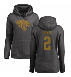 NFL Women's Nike Jacksonville Jaguars #2 Landry Jones Ash One Color Pullover Hoodie