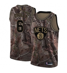 Women's Nike Brooklyn Nets #6 Jared Dudley Swingman Camo Realtree Collection NBA Jersey
