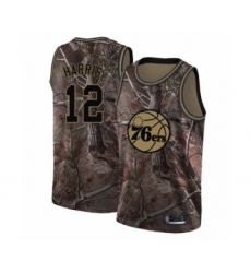 Women's Philadelphia 76ers #12 Tobias Harris Swingman Camo Realtree Collection Basketball Jersey