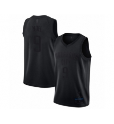Men's Oklahoma City Thunder #9 Nerlens Noel Swingman Black MVP Basketball Jersey