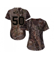 Women's Tampa Bay Rays #50 Charlie Morton Authentic Camo Realtree Collection Flex Base Baseball Jersey