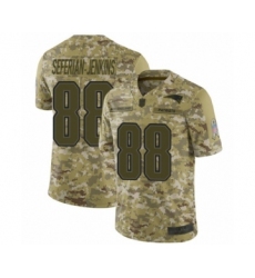 Men's New England Patriots #88 Austin Seferian-Jenkins Limited Camo 2018 Salute to Service Football Jersey