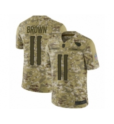 Youth Tennessee Titans #11 A.J. Brown Limited Camo 2018 Salute to Service Football Jersey