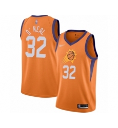 Men's Phoenix Suns #32 Shaquille O'Neal Authentic Orange Finished Basketball Jersey - Statement Edition