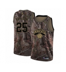 Women's New York Knicks #25 Reggie Bullock Swingman Camo Realtree Collection Basketball Jersey