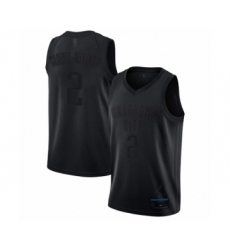 Men's Oklahoma City Thunder #2 Shai Gilgeous-Alexander Swingman Black MVP Basketball Jersey