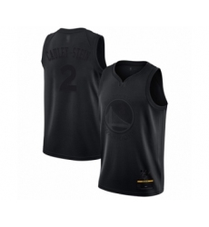 Men's Golden State Warriors #2 Willie Cauley-Stein Swingman Black MVP Basketball Jersey