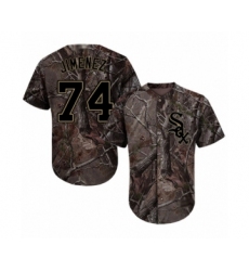 Men's Chicago White Sox #74 Eloy Jimenez Authentic Camo Realtree Collection Flex Base Baseball Jersey