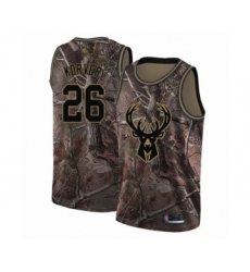 Youth Milwaukee Bucks #26 Kyle Korver Swingman Camo Realtree Collection Basketball Jersey