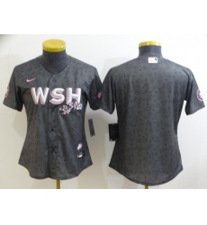 Women's Washington Nationals Blank Gray 2022 City Connect Replica Player Jersey