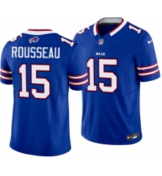 Men's Buffalo Bills #15 Gregory Rousseau Royal 2026 F.U.S.E.Vapor Untouchable Limited Football Stitched Jersey