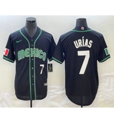 Men's Mexico Baseball #15 Austin Barnes Number 2023 Red White World Classic Stitched Jersey