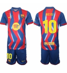 Men FC Barcelona 2026 Soccer Jerseys RedBlue #10 MESSI (2)