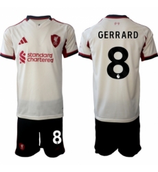 Men Liverpool 2026 Soccer Jerseys Beige #8 GERRARD