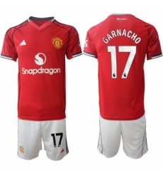 Men Manchester United 2026 Soccer Jerseys Red #17 GARNACHO