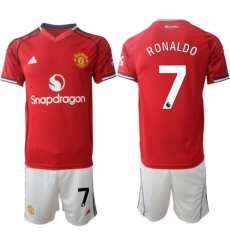 Men Manchester United 2026 Soccer Jerseys Red #7 RONALDO
