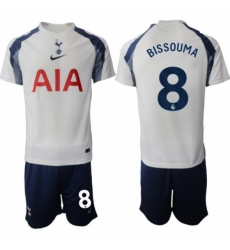 Men Tottenham Hotspur 2026 Soccer Jerseys White #8 BISSOUMA