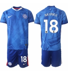 Men Chelsea 2026 Soccer Jerseys Blue #18 NKUNKU