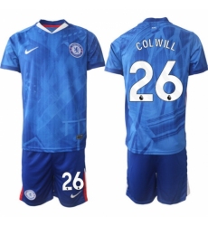 Men Chelsea 2026 Soccer Jerseys Blue #26 COLWILL