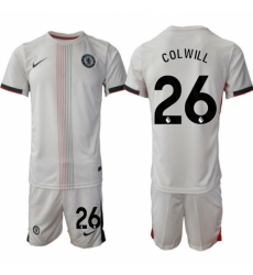 Men Chelsea 2026 Soccer Jerseys White #26 COLWILL