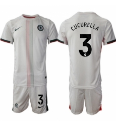Men Chelsea 2026 Soccer Jerseys White #3 CUCURELLA