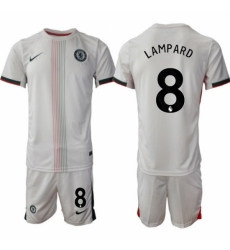 Men Chelsea 2026 Soccer Jerseys White #8 LAMPARD