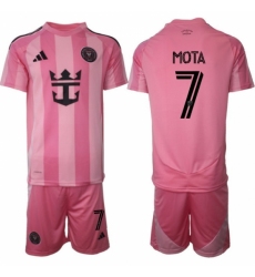 Men Inter Miami CF 2026 Soccer Jerseys Pink #7 MOTA