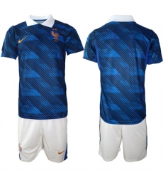 Men's France Blank National Team FIFA x World Cup 2026 Home On Field Jersey