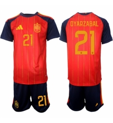 Spain 2026 FIFA World Cup Soccer Jersey Red #10 LAMINE YAMAL
