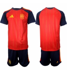 Spain 2026 FIFA World Cup Soccer Jersey Red BLANK