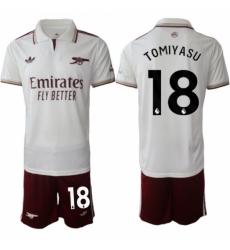 Men Arsenal 2026 Soccer Jerseys White #18 TOMIYASU
