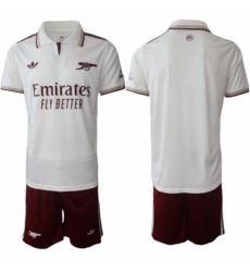 Men Arsenal 2026 Soccer Jerseys White BLANK
