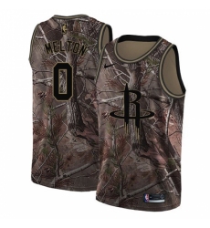 Men's Nike Houston Rockets #0 De'Anthony Melton Swingman Camo Realtree Collection NBA Jersey