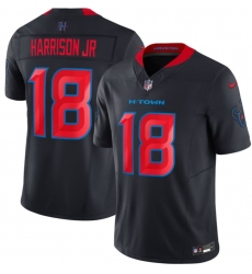 Men's Houston Texans #18 Marvin Harrison Jr Navy 2026 F.U.S.E. Vapor Limited Football Stitched Jersey