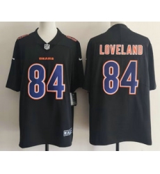 Men's Chicago Bears #84 Colston Loveland Limited Black Fashion Vapor Jersey