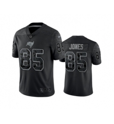 Men's Tampa Bay Buccaneers #85 Julio Jones Black Reflective Limited Stitched Jersey