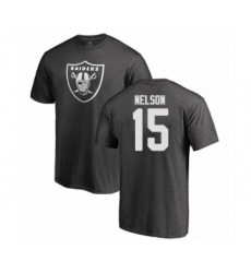 Football Oakland Raiders #15 J. Nelson Ash One Color T-Shirt