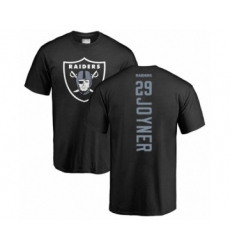 Football Oakland Raiders #29 Lamarcus Joyner Black Backer T-Shirt