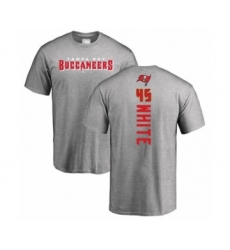 Football Tampa Bay Buccaneers #45 Devin White Ash Backer T-Shirt