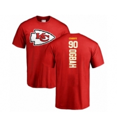 Football Kansas City Chiefs #90 Emmanuel Ogbah Red Backer T-Shirt
