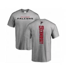 Football Atlanta Falcons #50 John Cominsky Ash Backer T-Shirt