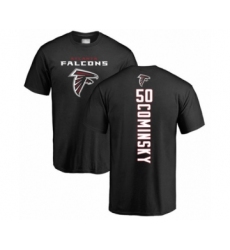 Football Atlanta Falcons #50 John Cominsky Black Backer T-Shirt