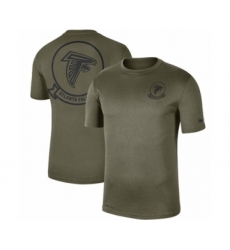 Football Men's Atlanta Falcons Olive 2019 Salute to Service Sideline Seal Legend Performance T-Shirt