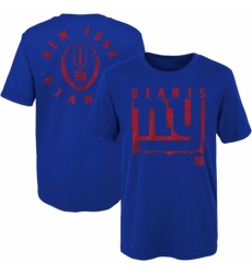 Men's New York Giants Royal Preschool Liquid Camo Logo T Shirt