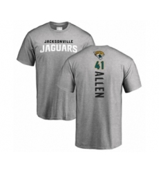 Football Jacksonville Jaguars #41 Josh Allen Ash Backer T-Shirt