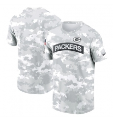 Men's Green Bay Packers 2024 Arctic Camo Salute To Service Performance T-Shirt