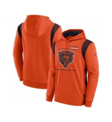 Men's Cincinnati Bengals #1 Ja'Marr Chase 2021 Orange Pullover Football Hoodie