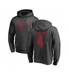 Football Atlanta Falcons #4 Giorgio Tavecchio Ash One Color Pullover Hoodie