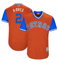 Men's Majestic Houston Astros #2 Alex Bregman 